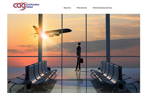Civil Aviation GLobal website by Ballynet
