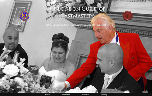London Guild of Toastmasters website by Ballynet