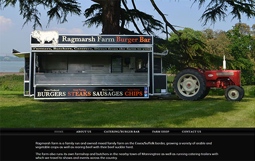 Ragmarsh Farm website by Ballynet
